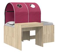 Bed with Tunnel 4 pcs Engineered Wood Modern Frame Bedroom Furniture vidaXL