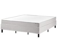 Bed without Headboard Fabric COUNTESS 180 x 200 cm (EU Super King) Light Grey