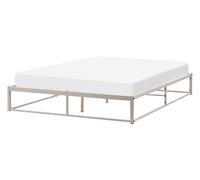 Bed without Headboard Metal VIRY 140 x 200 cm (EU Double) Light Beige