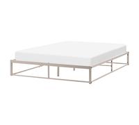 Bed without Headboard Metal VIRY 160 x 200 cm (EU King Size) Light Beige