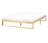 Bed without Headboard Pine Wood TALAIRAN 140 x 200 cm (EU Double) Light Brown