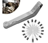 Bedalio A309 Offset Feeler Gauge Set, 16-Blades Valve Tappet Gauge/Feeler Blade with Steel Handle (0.005" to 0.020")