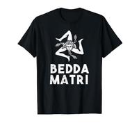 Bedda Matri Funny Sicilian Saying Value Graphic T-Shirt, Men, Black, S