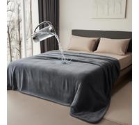 Bedding Aid Waterproof Reversible Blanket, Excellent Leakproof Protector Cover to Protect Bed Mattress, Sofa, Couch from Pee & Spills from Adults, Babies, Dogs, Pets (Dark Grey/Light Grey, 203x229cm)