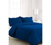Bedding Attire 3 Piece Plain Duvet Cover Set Egyptian Cotton 600 TC UK Single Size and Egyptian Blue Color