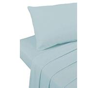 Bedding Heaven 2' 6" Percale 180 Thread Count Fitted Sheet. Duck Egg. Ideal for Bunk Bed, Small Single and Caravan Bed.