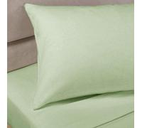 Bedding Heaven 2' 6" Percale Fitted Sheet. Green. Ideal for Bunk Bed, Small Single and Caravan Bed.