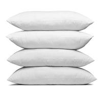 Bedding Home Hollow Fiber Pillows 4 Pack Hotel Quality | Feels Like Down Pillow for Neck & Back Pain Relief | Anti Snoring Back Support Pillow