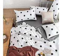 Bedding New Sheet Tencel Double Duvet Set Ice Cold Silky Silk Satin Summer Double-Sided-Mr. Cow_1.8m Bed Four-Piece Set/Duvet Cover 2. (Yabai 2.0m four)