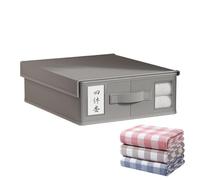 Bedding Storage Box, Foldable Laundry Closet Organizers, Bed Sheet Storage Four Piece | Pillow Cases, Laundry Closet Organizers, Storage Solution, Dr Set