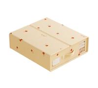 Bedding Storage Sheet Organizers, Containers Bins, Linen Closet Organizers, 38x3 X11.5cm, Large Capacity, Zipper Closure, Foldable and Space Saving, for Clothing, Blanket
