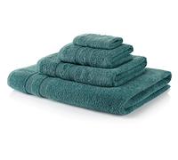 Beddings Direct - (10 Pieces) 4 Face Cloths, 2 Hand Towels, 2 Bath Towels, 2 Bath Sheets - 500 GSM Egyptian Collection Towel Bale - Ring-Spun Cotton Towel Set (Kingfisher)