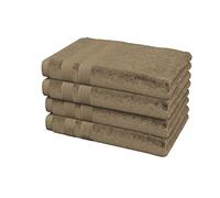 Beddings Direct Bath Towel Set of 4 | 70 X 120 Cm Ring Spun Combed Bath Sheets | Soft & Absorbent Bathroom Towels | 100% Cotton Bathroom Linen | Large Bath Towels for Adults