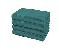Beddings Direct Bath Towel Set of 4 | 70 X 120 Cm Ring Spun Combed Bath Sheets | Soft & Absorbent Bathroom Towels | 100% Cotton Bathroom Linen | Large Bath Towels for Adults