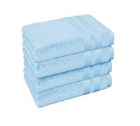 Beddings Direct Bath Towel Set of 4 | 70 X 120 Cm Ring Spun Combed Bath Sheets | Soft & Absorbent Bathroom Towels | 100% Cotton Bathroom Linen | Large Bath Towels for Adults