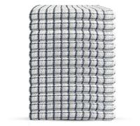 Beddings Direct Terry Tea Towels - Pack of 12, 46x65cm - 100% Cotton, Absorbent & Lint Free - Durable Kitchen Cloth & Dish Towels - Kitchen Essentials