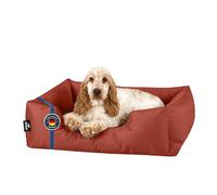BedDog Zara Dog Bed with Washable Cover | Made from robust Cordura and microfibre velour with high padded edge and soft foam flake filling