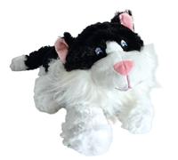 Beddy Buddies - Buddy Cat Microwavable Soft Toy - Heated Comforting Companion with Removable English Flaxseed Heat Bag, Warm Cuddly Bedtime - The Wheat Bag Company