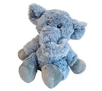Beddy Buddies - Elephant Microwavable Soft Toy - Heated Comforting Companion with Removable English Flaxseed Heat Bag, Warm Cuddly Bedtime - The Wheat Bag Company