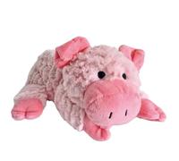Beddy Buddies - Pig Microwavable Soft Toy - Heated Comforting Companion with Removable English Flaxseed Heat Bag, Warm Cuddly Bedtime - The Wheat Bag Company