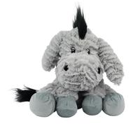 Beddy Buddies Plush Animal Unscented Microwaveble Hottie (Grey Donkey)