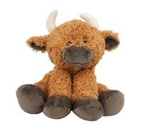 Beddy Buddies Plush Animal Unscented Microwaveble Hottie (Tan Highland Cow)