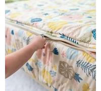 Beddy's Flower Blossoms Girls Durable Zipper Bedding, Bed in a Bag, Floral Sheets and Comforter, Easy to Make and Wash, Includes Pillowcase and Pillow Sham, Kids Zip Bedding, Super Soft All Season