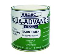 Bedec 1 Litre Aqua Advanced Satin - Brilliant White
