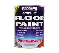 Bedec Acrylic Water Based Floor Paint Tile Red 5 Litre