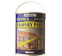 Bedec BEDE2MB0002 Extra-Flex Elastomeric Water-Based Quick Drying Smooth Masonry Paint Brilliant White 5 L