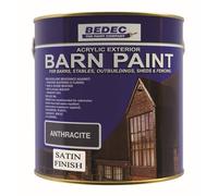 Bedec Exterior Barn Paint 2.5ltr - Satin Anthracite