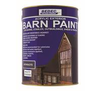 Bedec Exterior Barn Paint 5ltr - Matt Anthracite