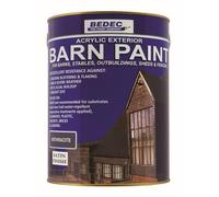 Bedec Exterior Barn Paint 5ltr - Satin Anthracite