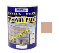 Bedec Extra Flex Masonry Paint - 5 Litre Suffolk Pink