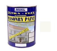 Bedec Extra Flex Masonry Paint - Old White - 5 Litre