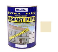 Bedec Extra Flex Masonry Paint - Portland Stone - 5 Litre