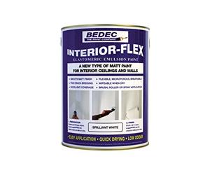 Bedec Interior-Flex Elastomeric Matt Emulsion-White-5 Litres