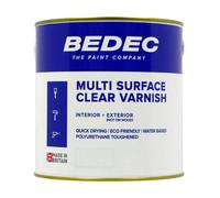 Bedec Multi Surface Clear Varnish - Matt - 1 Litre