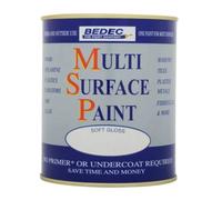 Bedec Multi Surface Paint - Anthracite, 750Ml - Soft Gloss Finish - Interior & Exterior Paint - Premium Paint No Primer Required
