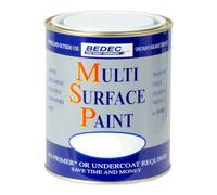 Bedec Multi Surface Paint MSP 250ml Soft Satin Silver