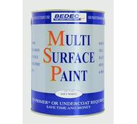 Bedec Multi Surface Paint Soft Satin Soft White 5 Litre