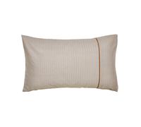 Bedeck of Belfast Asha Pair of Standard Pillowcases, Grey