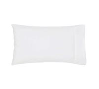 Bedeck of Belfast Fine Linens 300 Thread Count Egyptian Cotton Standard Pillowcase, White