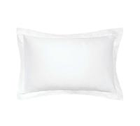 Bedeck of Belfast Fine Linens 600 Thread Count Egyptian Cotton Oxford Pillowcase, White