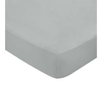 Bedeck of Belfast Fine Linens 600 Thread Count Egyptian Cotton Single Fitted Sheet, Grey