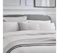 Bedeck of Belfast Fine Linens Andaz Single Duvet Cover, Silver