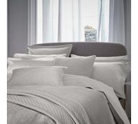 Bedeck of Belfast Fine Linens Tahra Double Duvet Cover, Silver