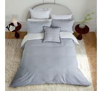 Bedeck of Belfast Mallory Kingsize Duvet Cover Set, White/Navy