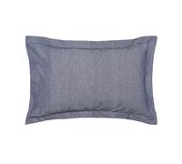 Bedeck of Belfast Mazana Woven Stripe Oxford Pillowcase, Midnight