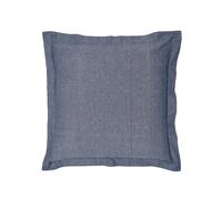 Bedeck of Belfast Mazana Woven Stripe Square Pillowcase, Midnight